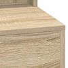 vidaXL Dressing Table Sonoma Oak 75.5 x 41 x 135 cm Engineered Wood