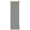 vidaXL Wardrobe Mexican Pine Corona Range 2 Doors Grey