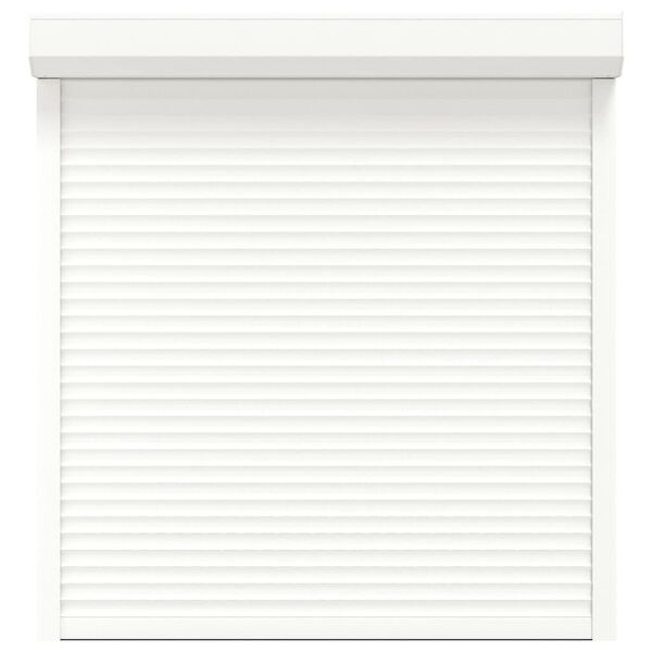 vidaXL Roller Shutter Aluminium 130x140 cm White