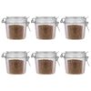 vidaXL Storage Jars with Clip Closure 6 pcs 340 ml