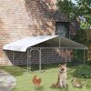 vidaXL Outdoor Dog Kennel with Roof 300x300x150 cm