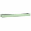 vidaXL Planter Pastel Green 580 x 100 x 45 cm Galvanised Steel