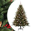 vidaXL Artificial Christmas Tree with Bauble 210 cm 300 LEDs