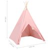 vidaXL Children Teepee Tent with Bag Peach Skin Pink 120x120x150 cm