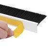 vidaXL Self-adhesive Door Brush Seals 12 pcs White 100 cm