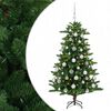 vidaXL Artificial Christmas Tree with Bauble 120 cm 150 LEDs