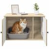 vidaXL Cat House Sonoma 85 x 55 x 50.5 cm Engineered Wood