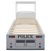 vidaXL Children's Police Car Bed with Desk 90x200 cm