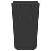 vidaXL Garden Planters 2 pcs Black 32.5x32.5x57 cm PP