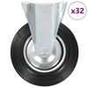 vidaXL 32 pcs Fixed Casters 200 mm
