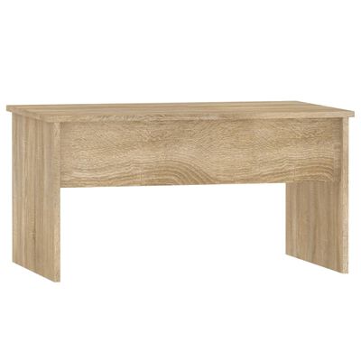 vidaXL Coffee Table Sonoma Oak 80x50.5x41.5 cm Engineered Wood