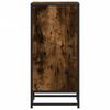vidaXL Sideboard Smoked Oak 35.5x35x76 cm Engineered Wood and Metal