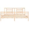 vidaXL Bed Frame without Mattress 200x200 cm Solid Wood