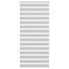 vidaXL Zebra Blind Light Grey 100x200 cm Fabric Width 95.9 cm Polyester