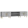 vidaXL TV Cabinet Concrete Grey 180x31,5x40 cm Engineered Wood