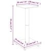 vidaXL Speaker Stands 2 pcs Black Tempered Glass 1 Pillar Design