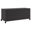 vidaXL TV Cabinet Black 100.5x39x43.5 cm Steel