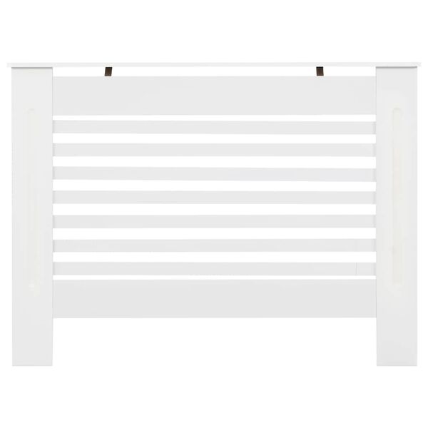 vidaXL Radiator Cover White 112x19x81.5 cm MDF