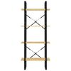 vidaXL 4-Tier Book Cabinet 60x30x140 cm Solid Pine Wood