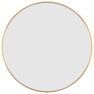 vidaXL Wall Mirror Gold &Oslash; 50 cm Round