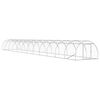 vidaXL Chicken Coop Silver 1200 x 150 x 100 cm Galvanised Steel