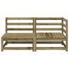 vidaXL Garden Sofa 2-Seater Impregnated Wood Pine