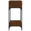 vidaXL Console Table Brown Oak 100x34.5x75 cm Engineered Wood