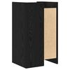 vidaXL Sideboard Black Oak 45 x 35 x 75 cm