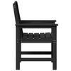 vidaXL Garden Dining Chair 6 pcs Black 65.5 x 55.5 x 88cm Plastic