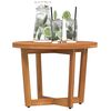 vidaXL Garden Side Table Round Ø55x40 cm Solid Wood Acacia