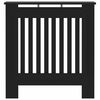 vidaXL Radiator Cover Black 78 x 19 x 81.5cm Engineered Wood