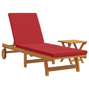vidaXL Sun Lounger 2 pcs Brown 40 x 40 x 40cm Solid Acacia wood