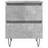 vidaXL Bedside Cabinet Concrete Grey 40x35x50 cm Engineered Wood