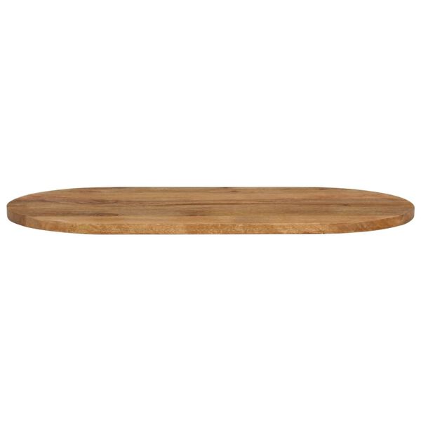 vidaXL Table Top 110x50x2.5 cm Oval Solid Wood Mango