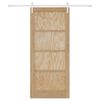 vidaXL Sliding Door ORKDAL Brown 86 x 198.5 cm Solid Pine Wood