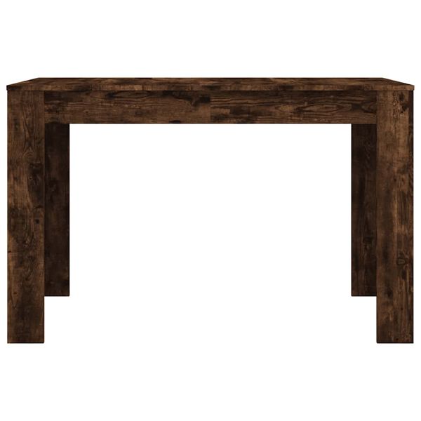 vidaXL Dining Table Smoked Oak 120x60x76 cm Engineered Wood