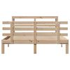 vidaXL Bed Frame with Headboard without Mattress 140x190 cm
