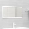 vidaXL Bathroom Furniture Set White Engineered Wood