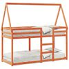vidaXL Bunk Bed without Mattress Wax Brown 90x200 cm Solid Wood Pine