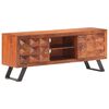 vidaXL TV Cabinet 122x30x49 cm Solid Acacia Wood