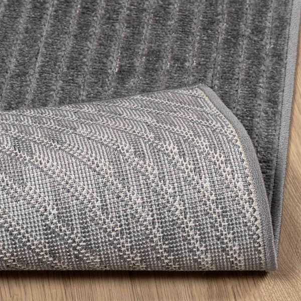 vidaXL Area Rugs Rectangular Anthracite 280 x 200 cm Polyester