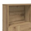 vidaXL Headboard Cabinet Artisian Oak 120x19x103.5 cm Engineered Wood