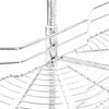 vidaXL 2-Tier Kitchen Wire Basket Silver 180 Degree 75x38x80 cm