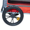 Animal Boulevard Pet Bike Trailer M 130x63x78 cm Red and Grey