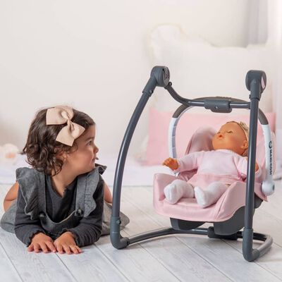 Smoby 3-in-1 Car Seat and Chair for Dolls Maxi-Cosi Light Pink
