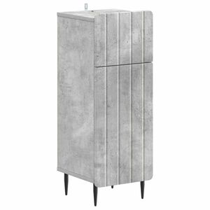 vidaXL Bathroom Storage Cainet ZWOLLE Concrete Grey 30 x 31 x 79.5 cm