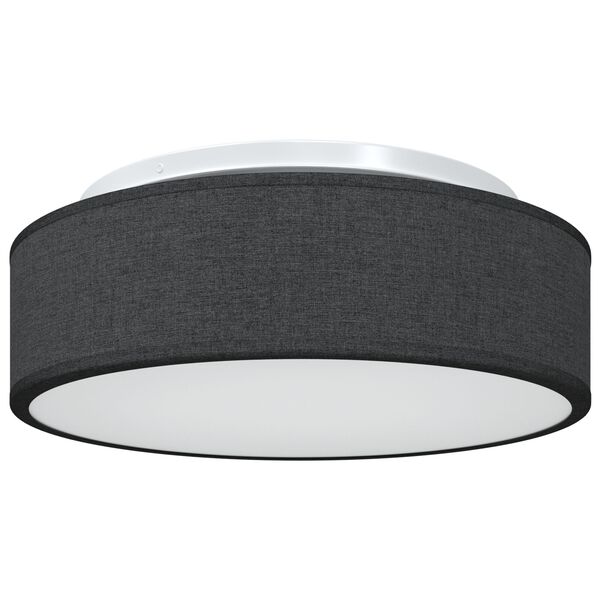 vidaXL Ceiling Lamp with Spotlights Black 38 x 38 x 13.5 cm Fabric