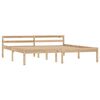 vidaXL Bed Frame without Mattress with 2 Drawers Solid Wood 160x200 cm