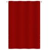 vidaXL Balcony Screen Red 160x240 cm Oxford Fabric