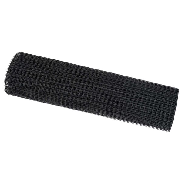 vidaXL Welded Wire Fence Grey 0.8 x 10 m Steel